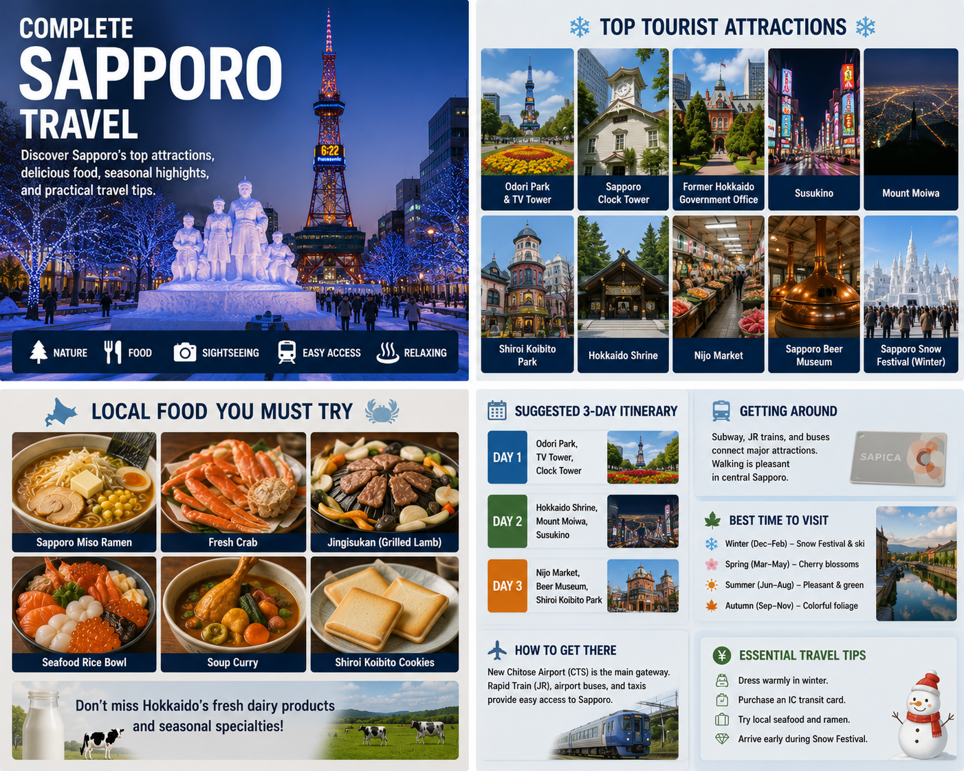 Complete Sapporo Travel